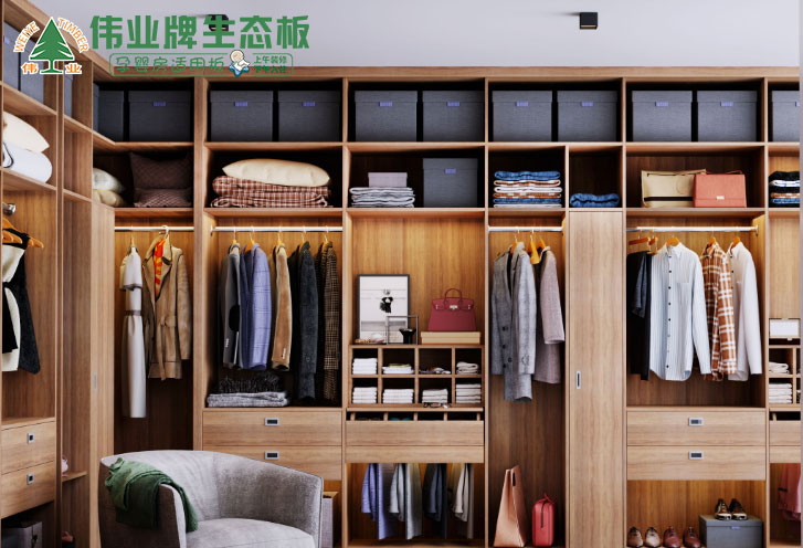 中国生态板十大品牌常识课:定制衣柜的功能分区有哪些